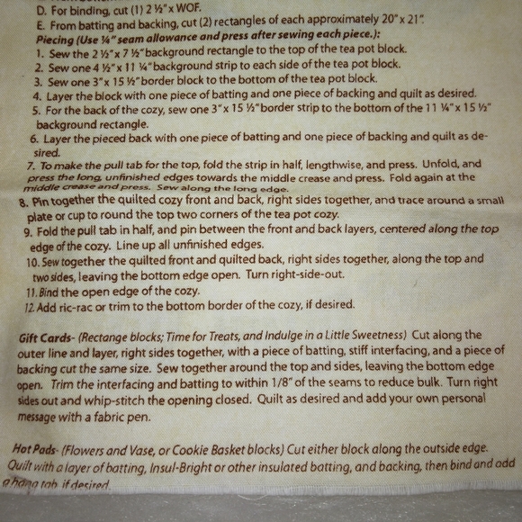 FABRIC Kelly's Sweet Treats DSN# 32184 Fun Kitchen accessory printed panel - Picture 13 of 13